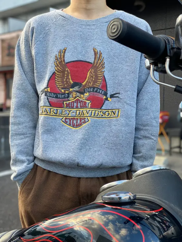 Harley-Davidson スウェットシャツrats subculture 80's HARLEY-DAVIDSON スウェットシャツ Lサイズ スウェット