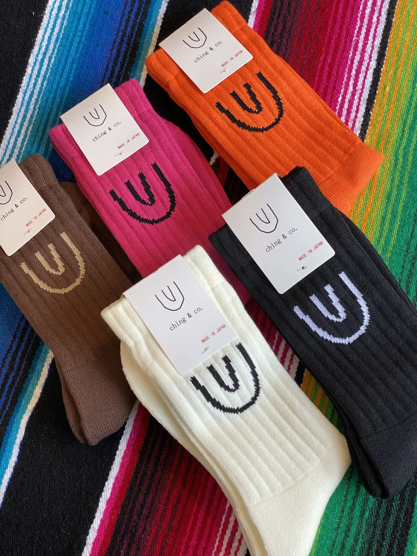 ching & co. スケーターソックス シンボル 6色 フリーサイズ