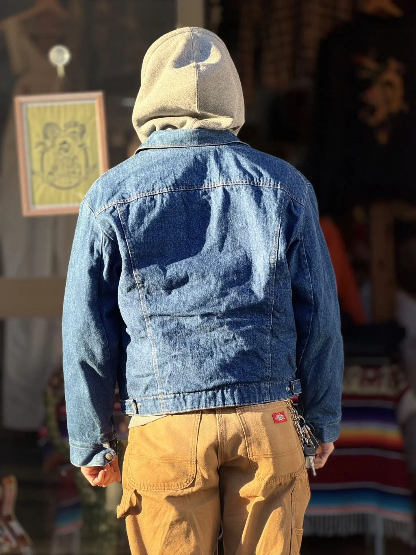 60~70's Vintage Key IMPERIAL フランネル裏地付きデニムジャケット