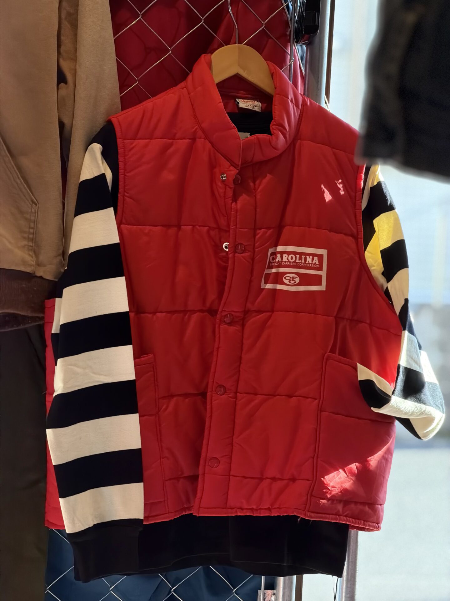 OKONKWO MFG.CO 袖ボーダーロングスリーブTシャツ ボーダースリーブ M L XL アメカジ バイカー 囚人 プリズナー ヘビーウェイト レイヤード 長袖Tシャツ ロンT