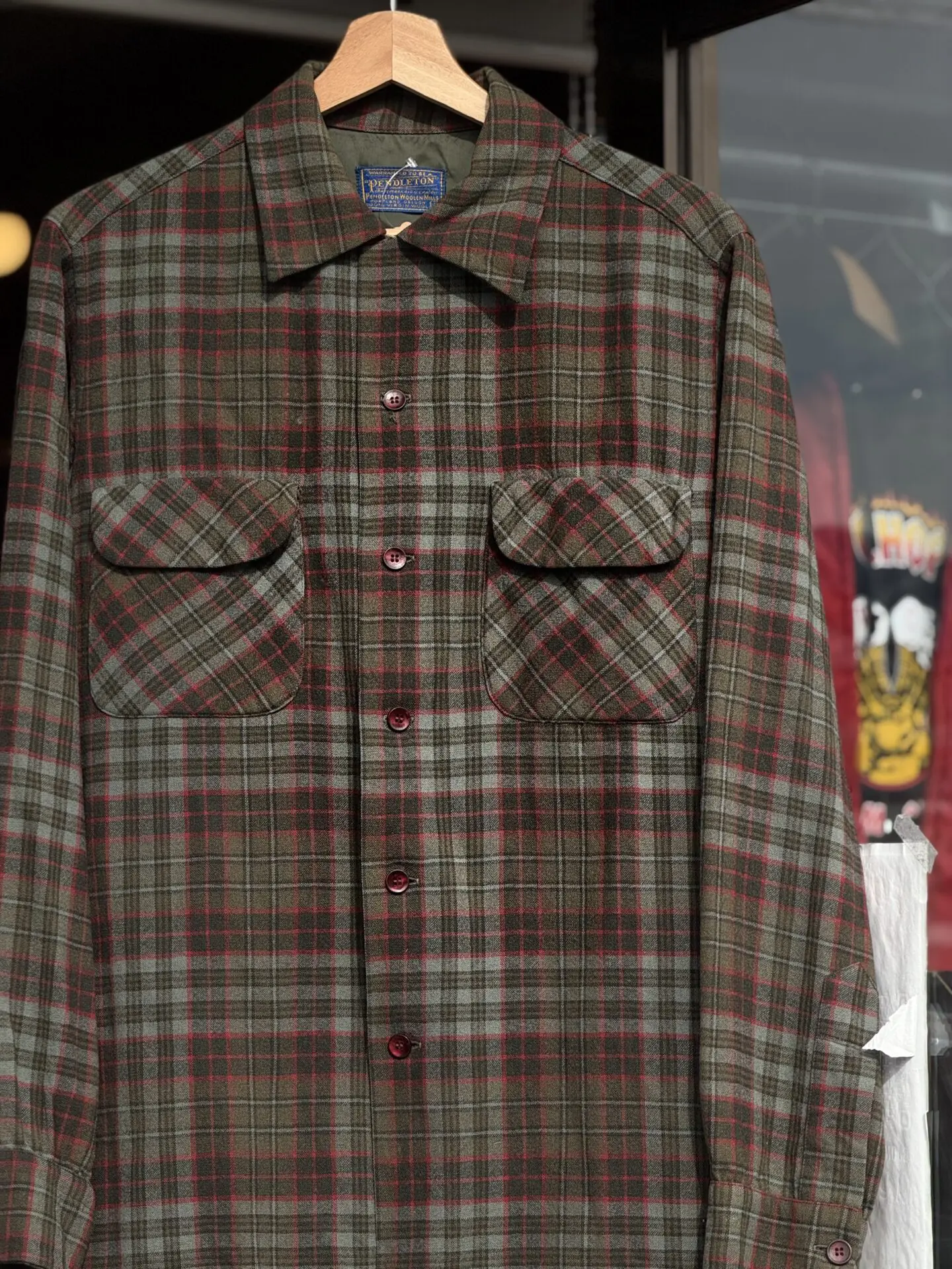 ビンテージ　Pendleton ボートシャツ ペンドルトン ヴィンテージ ウール ボード シャツ【PENDLETON】【Late