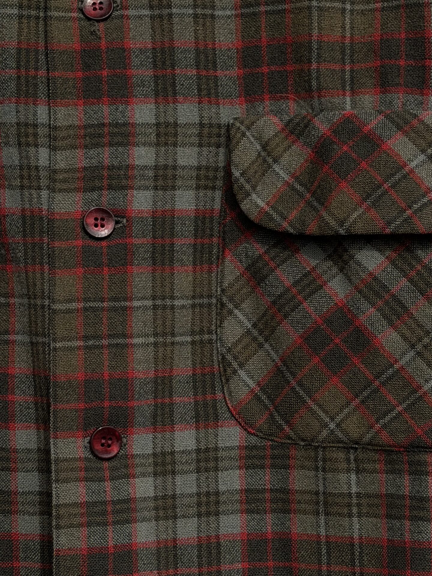 50~60's Vintage PENDLETON ボードシャツ Mサイズ 美品 board shirt ペンドルトン ウールシャツ ボックスシルエット オープンカラーシャツ 開襟シャツ 50's フラップポケット グレー グリーン チェック ビンテージ ヴィンテージ
