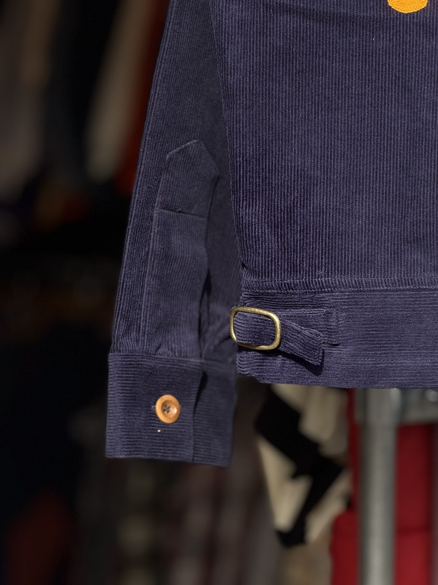 FFA jacket "INDIANA COLOMBIA" コーデュロイジャケット M L GDDQSDC&CO ネイビー FFAジャケット 制服 復刻 新品 アメカジ 短丈 ヴィンテージ ビンテージ vintage TALONジップ オープンカラー ユニフォーム 刺繍 チェーンステッチ 農業高校