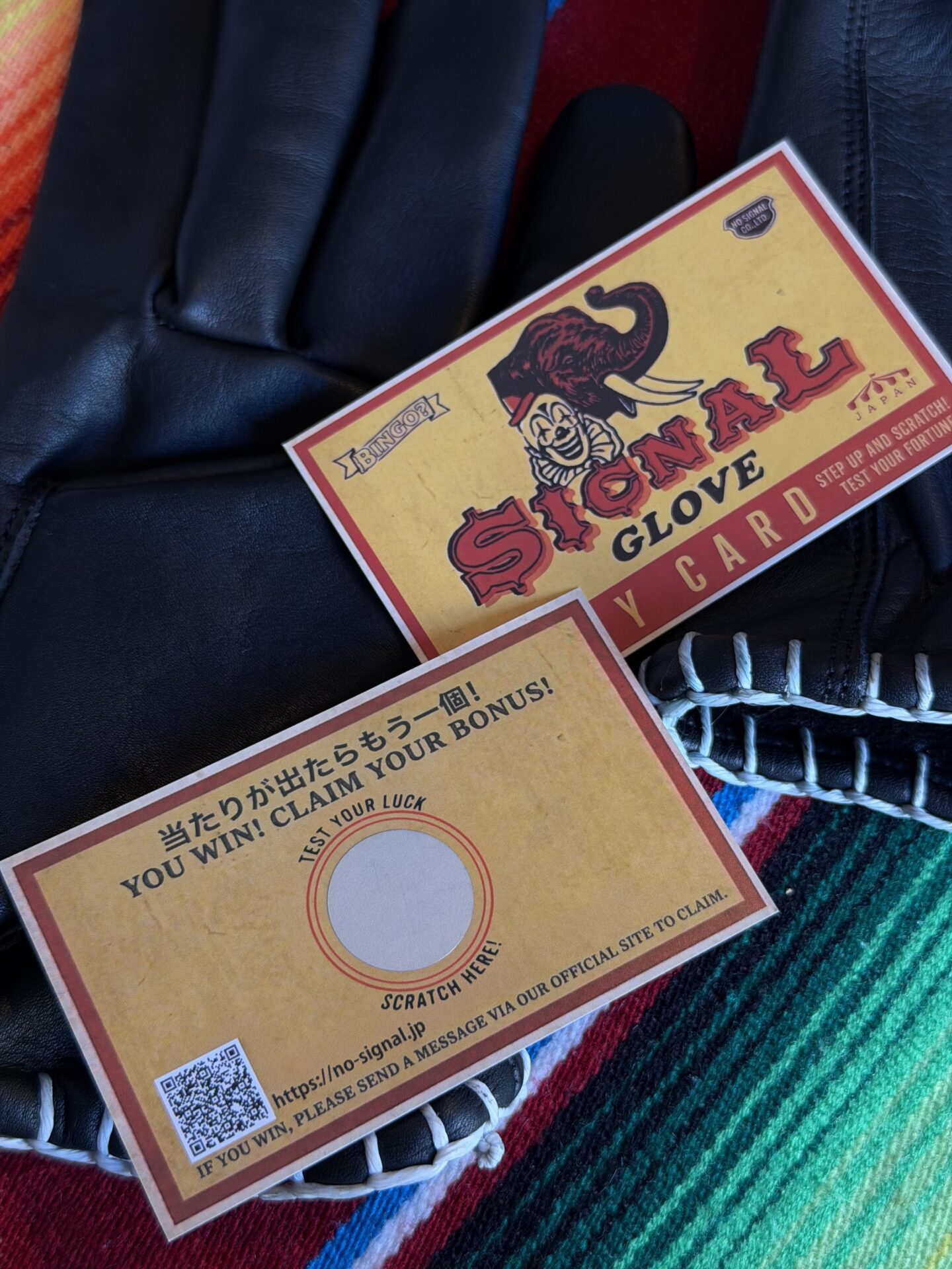 SIGNAL GLOVE シグナルグローブ バイク用グローブ 手袋 本革 牛革
