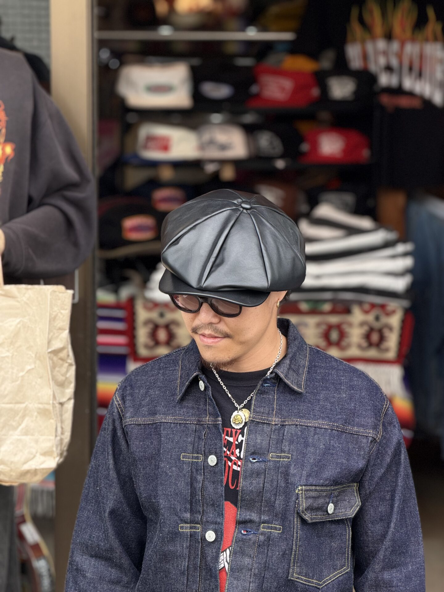 Req Hatter RH-510 LAMB LEATHER CASKET ラムレザーキャスケット M L