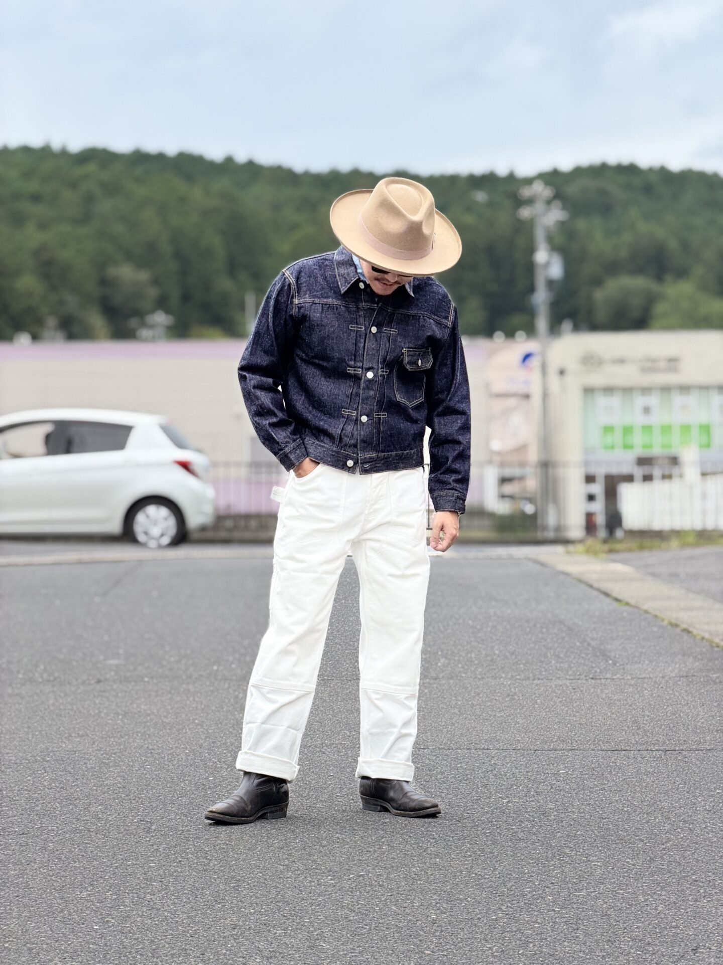 OKONKWO MFG.CO ヘビーウェイトコットンツイルダブルニーペインター